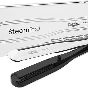 L'Oreal SteamPod Hair Straightener - Black and White